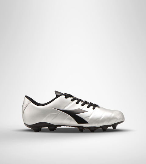 Fußballschuh für kompakte Böden PICHICHI 3 MG14 ARGENTO DD/NERO - Diadora