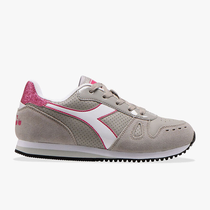 SIMPLE RUN UP GS GIRL, GRAY ASH DUST, large