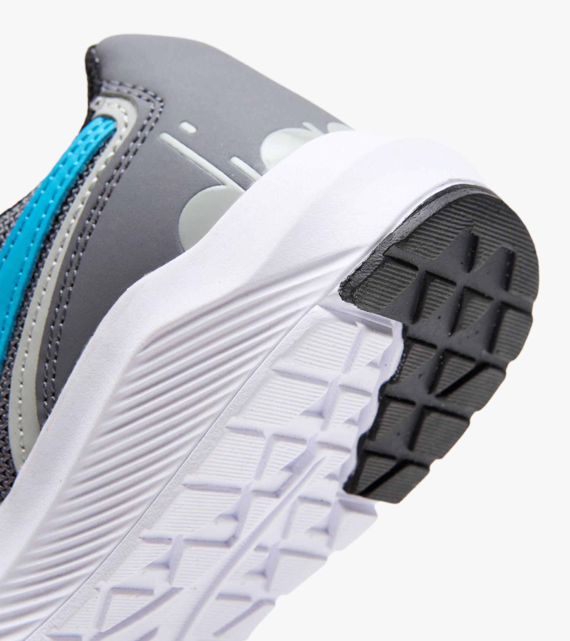 Running shoe - Kids FALCON JR V STEEL GRAY/BLUE SAPPHIRE - Diadora
