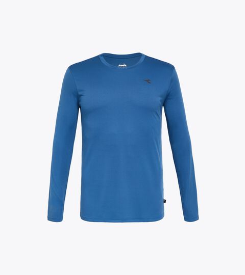 Long-sleeved shirt - Men LS T-SHIRT RUN DUTCH BLUE - Diadora