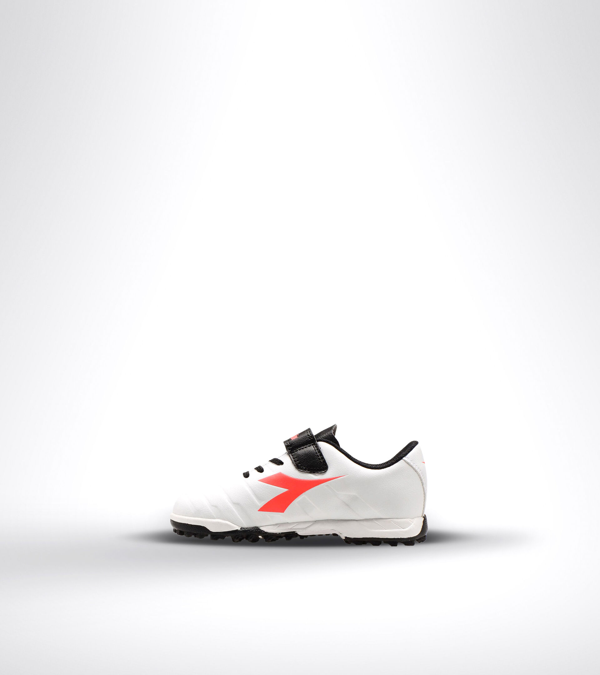 Chaussures de football pour terrains durs ou gazon synthétique - Unisexe Enfant PICHICHI 3 TF JR VE BIANCO/NERO/ROSSO FLUO - Diadora