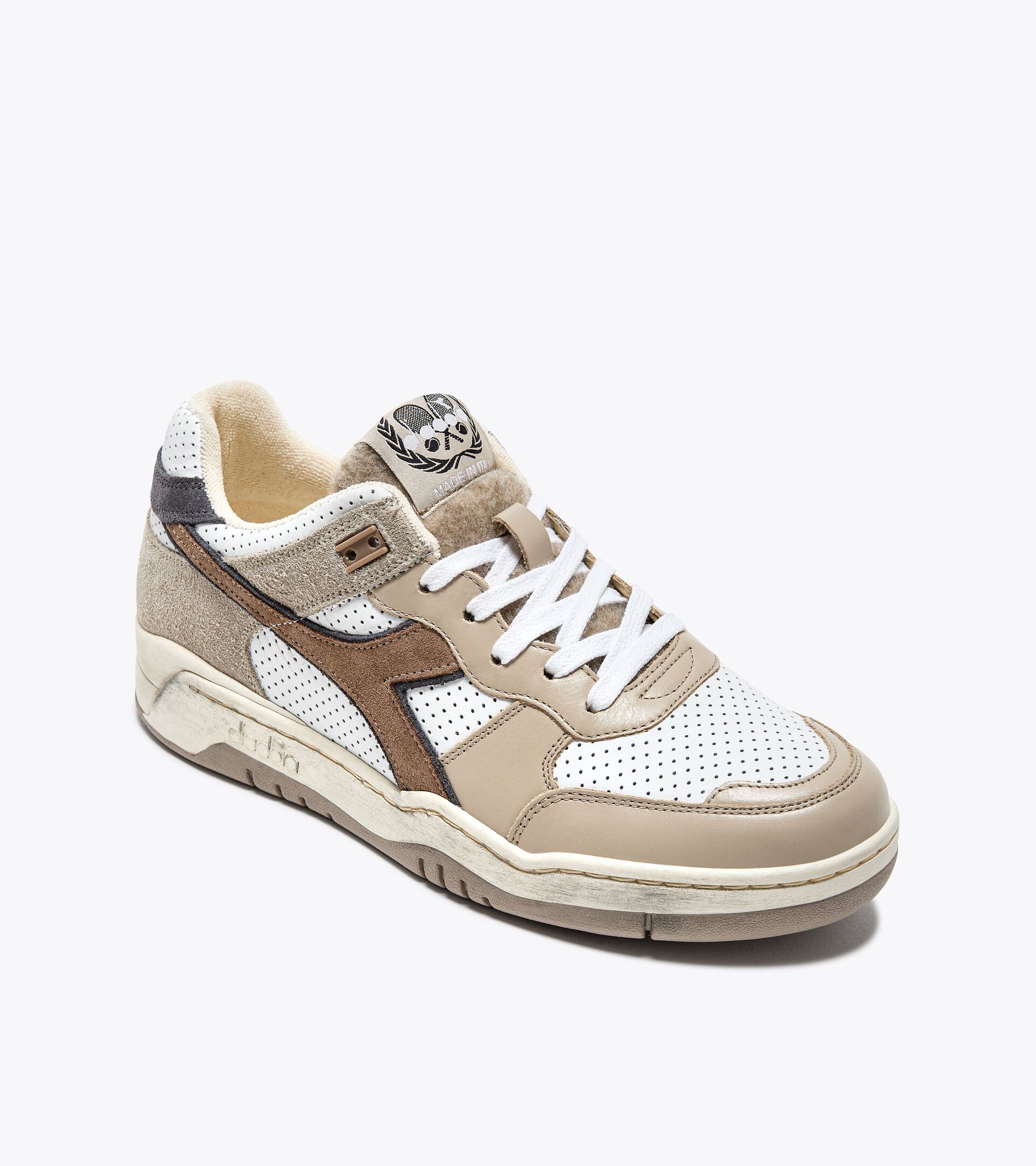 Heritage leather sneaker - All-Gender B.560 TORINO ITALIA GRAY MORNING - Diadora