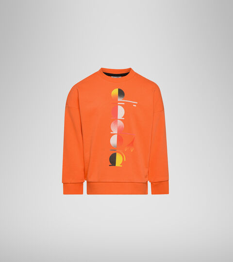 Crew-neck sweatshirt - Boys JB.SWEATSHIRT CREW DIADORA CLUB ORANGE NASTURTIUM - Diadora