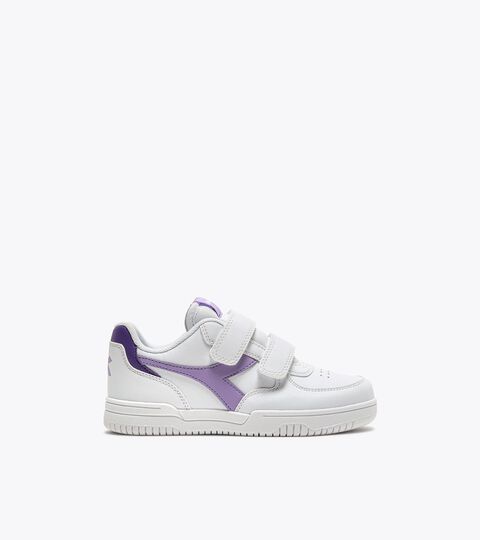 Sports shoes - Kids 4-8 years RAPTOR LOW PS WHT/PURPLE ROSE/PASSION FLOWER - Diadora