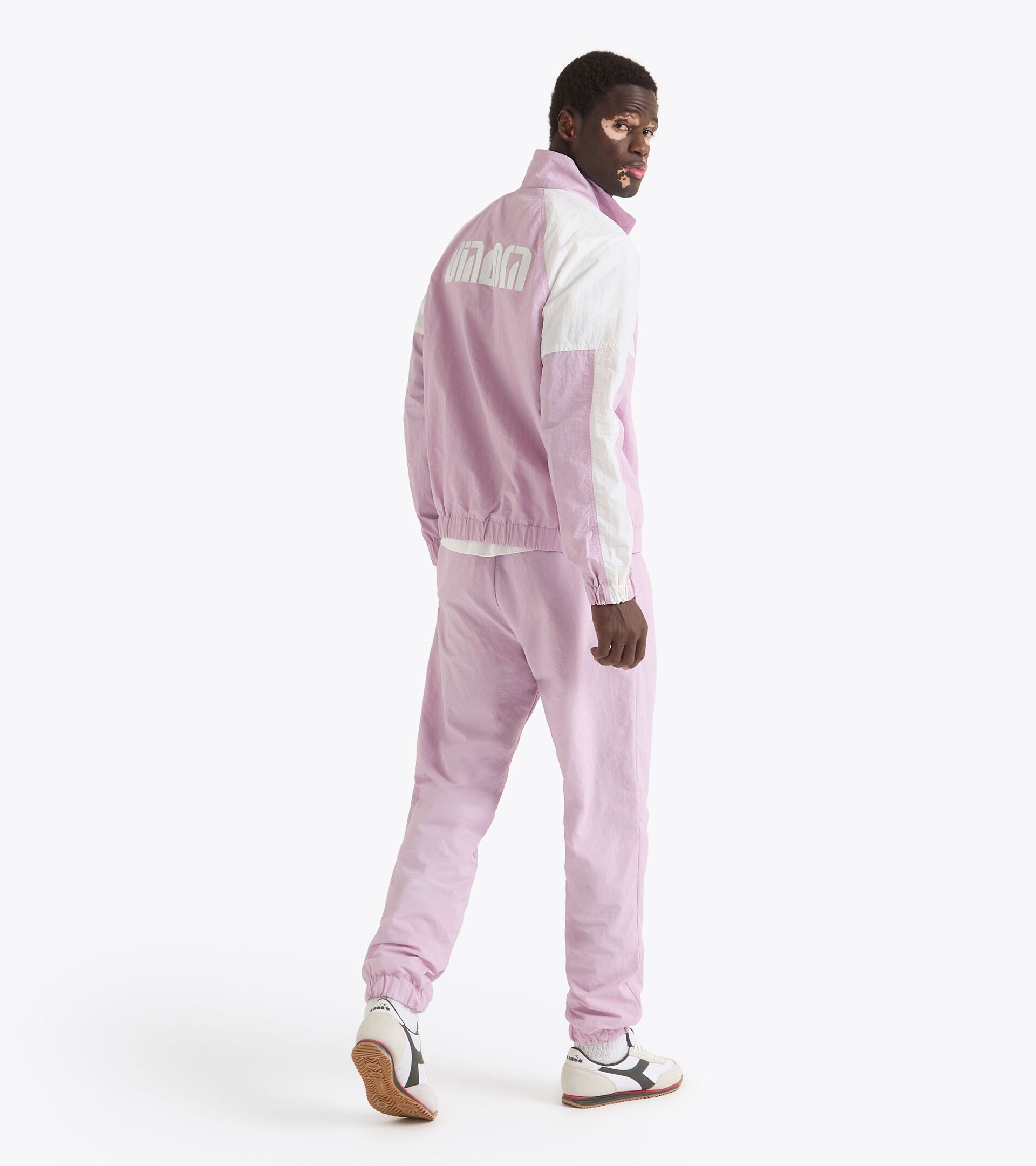 Polyamide tracksuit - All-gender TRACKSUIT ATHL. LOGO I WING VIOLET - Diadora