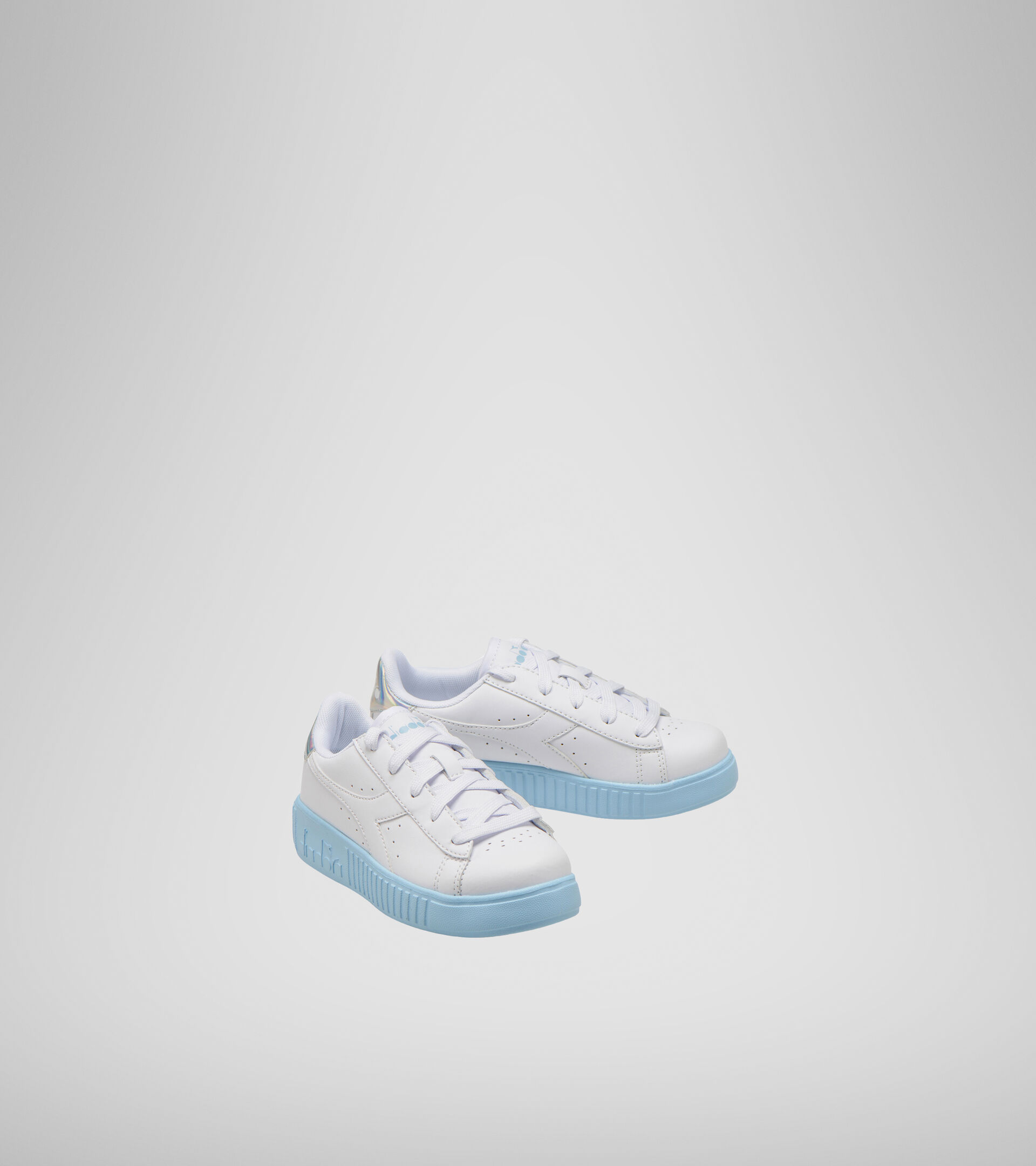 Sports shoes - Kids 4-8 years GAME STEP PS WHITE /SKY-BLUE - Diadora