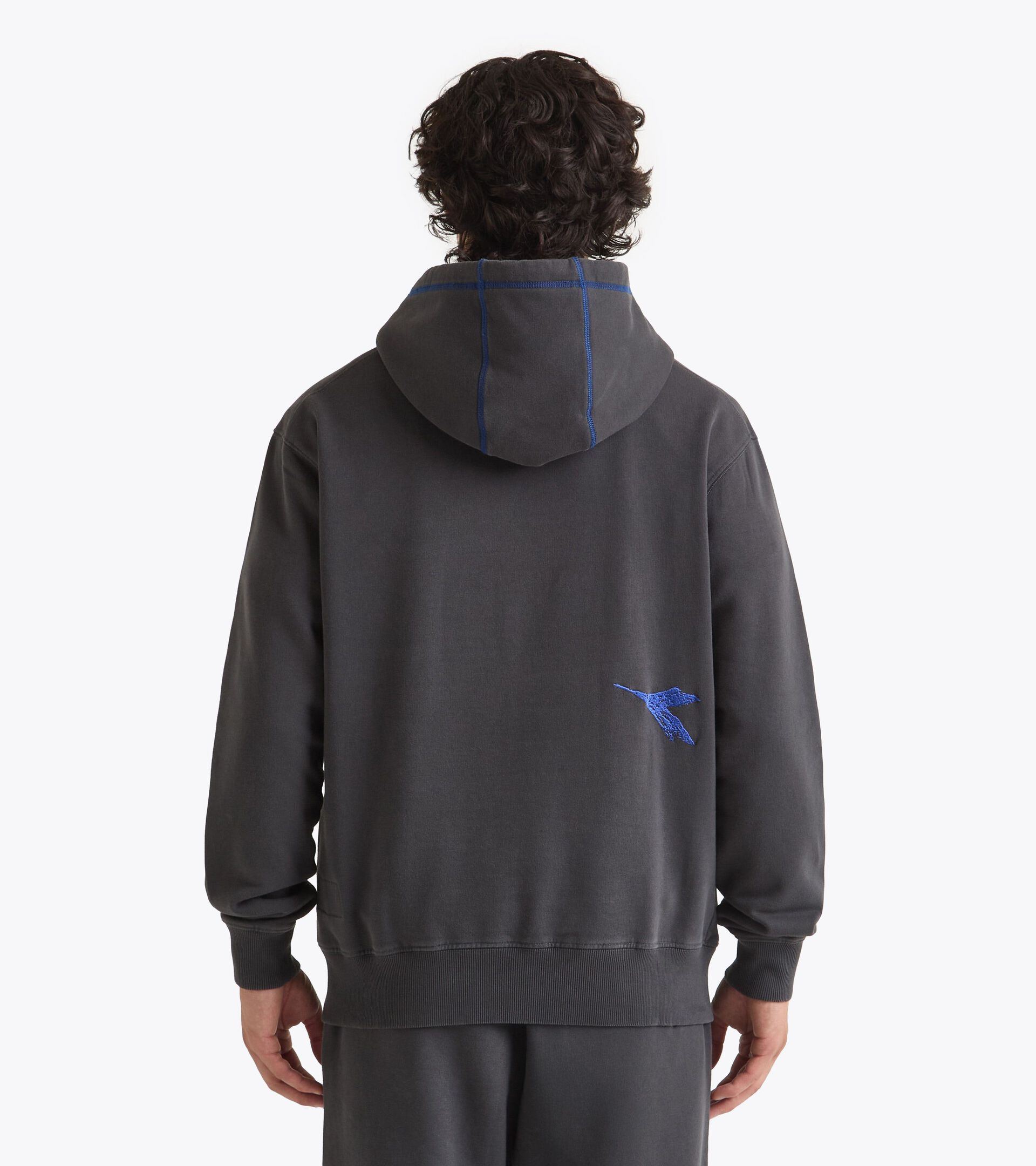 Legacy hoodie - Made in Italy - All-gender
 HOODIE LEGACY BLACK OYSTER - Diadora
