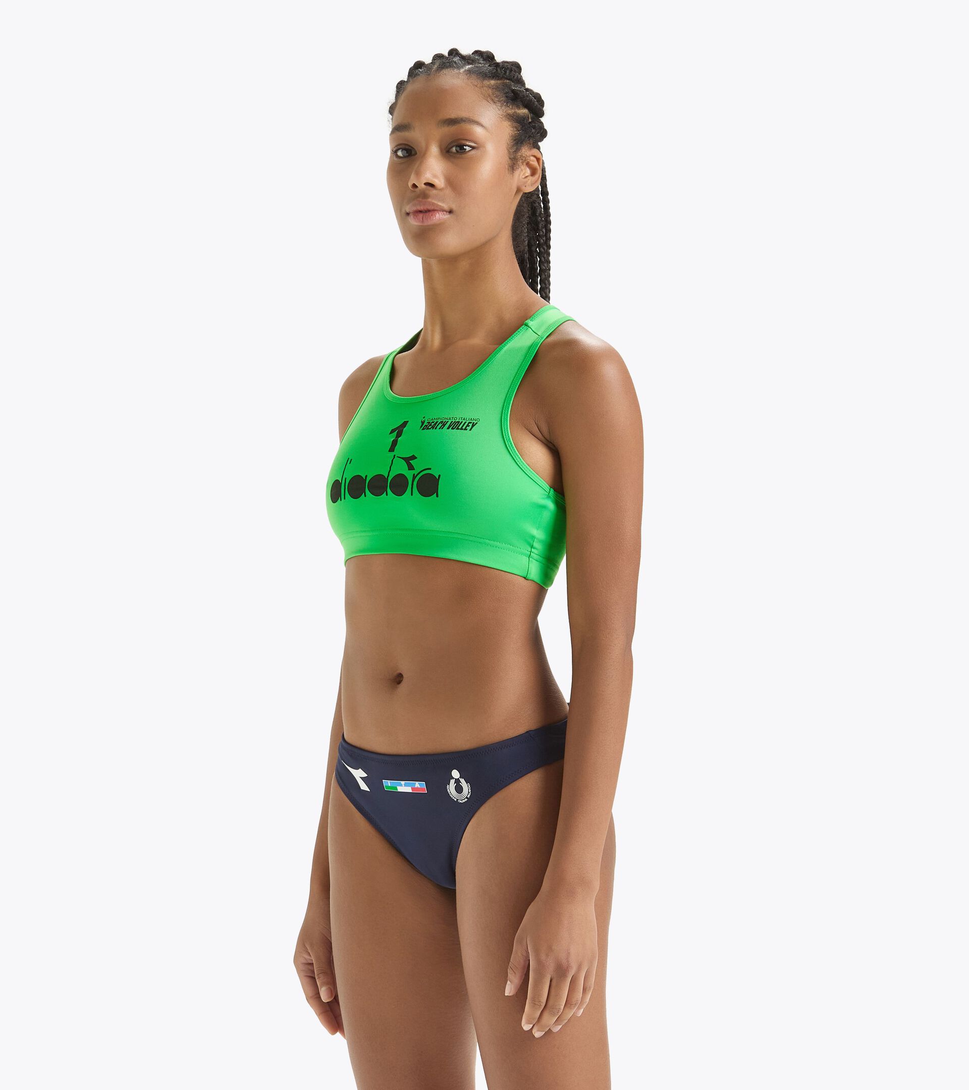 Sports bra - Italian Beach Volley Championship TOP GARA DONNA #1 CAMP. ITALIANO 24 ANDEAN TOUCAN - Diadora