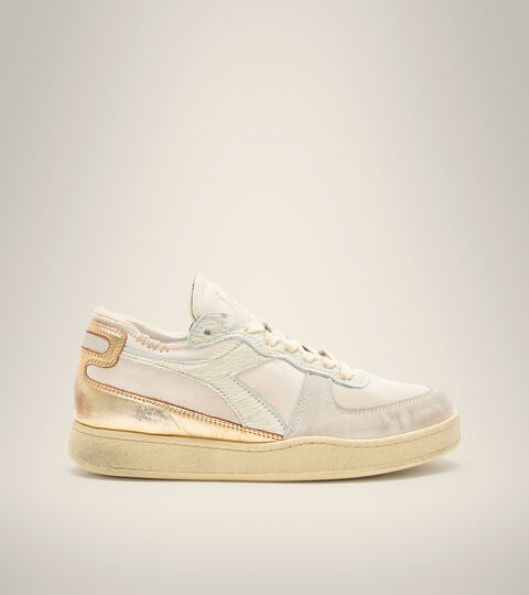 Zapatillas Heritage - Mujer MI BASKET ROW CUT CIRCUS DIRTY WN BEIGE BRILLANTE ALABASTRO - Diadora