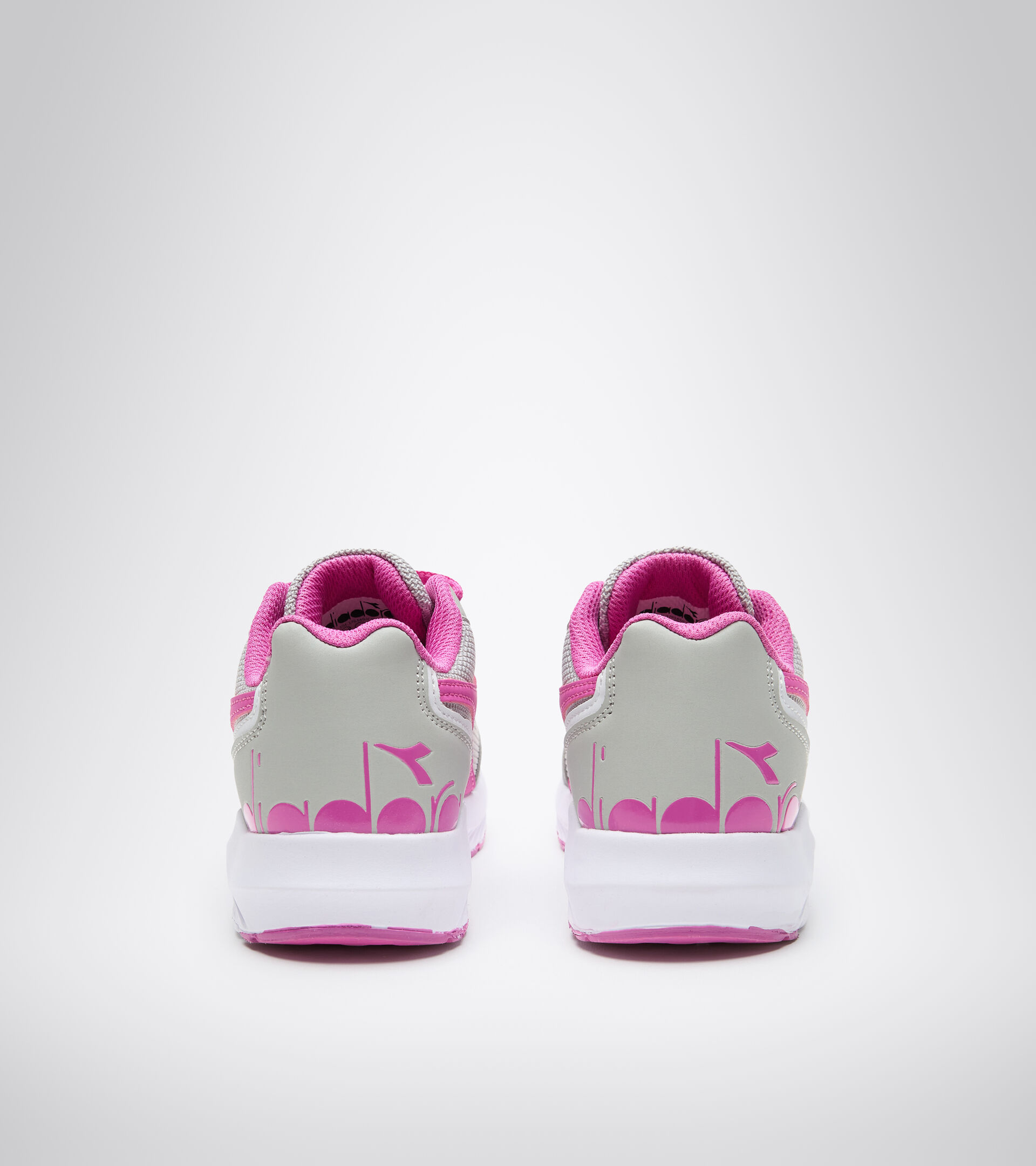 Running shoe - Kids FALCON JR SILVER DD/MAGENTA - Diadora