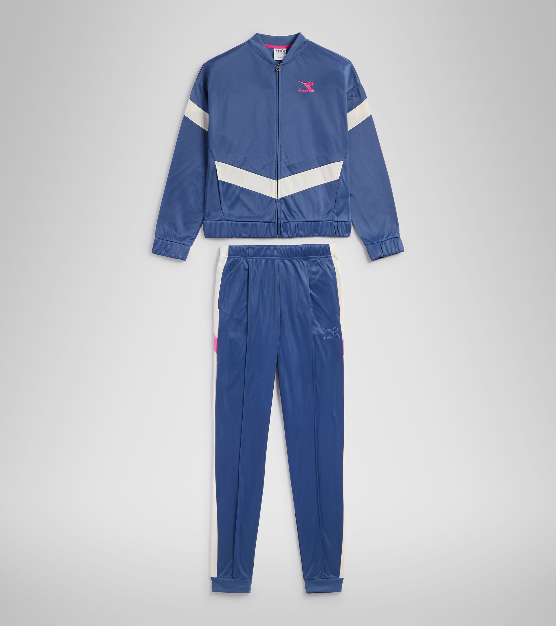 Tracksuit - Women L.TRACKSUIT FZ CHROMIA BIJOU BLUE - Diadora