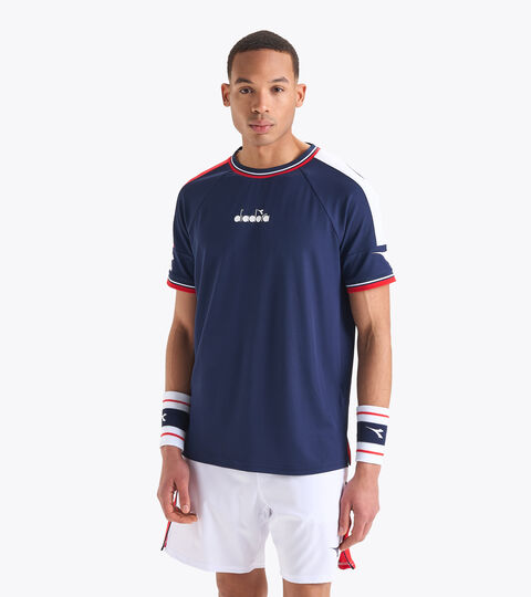 Tennis t-shirt - Men SS T-SHIRT ICON BLUE CORSAIR - Diadora