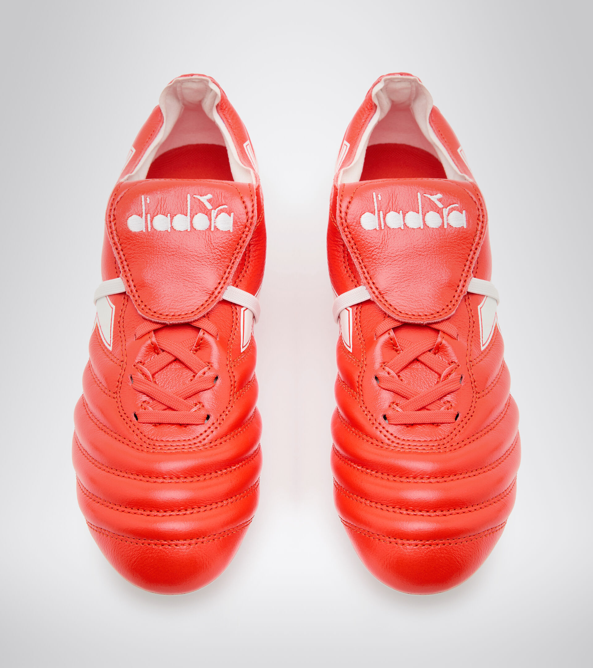 Botas de fútbol para terrenos compactos BRASIL ELITE TECH T ITA LPX ROJO FLUO/BLANCO - Diadora