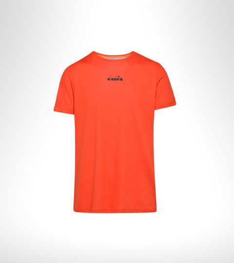 Tennis-T-Shirt - Herren SS T-SHIRT EASY TENNIS FIESTA ROT - Diadora
