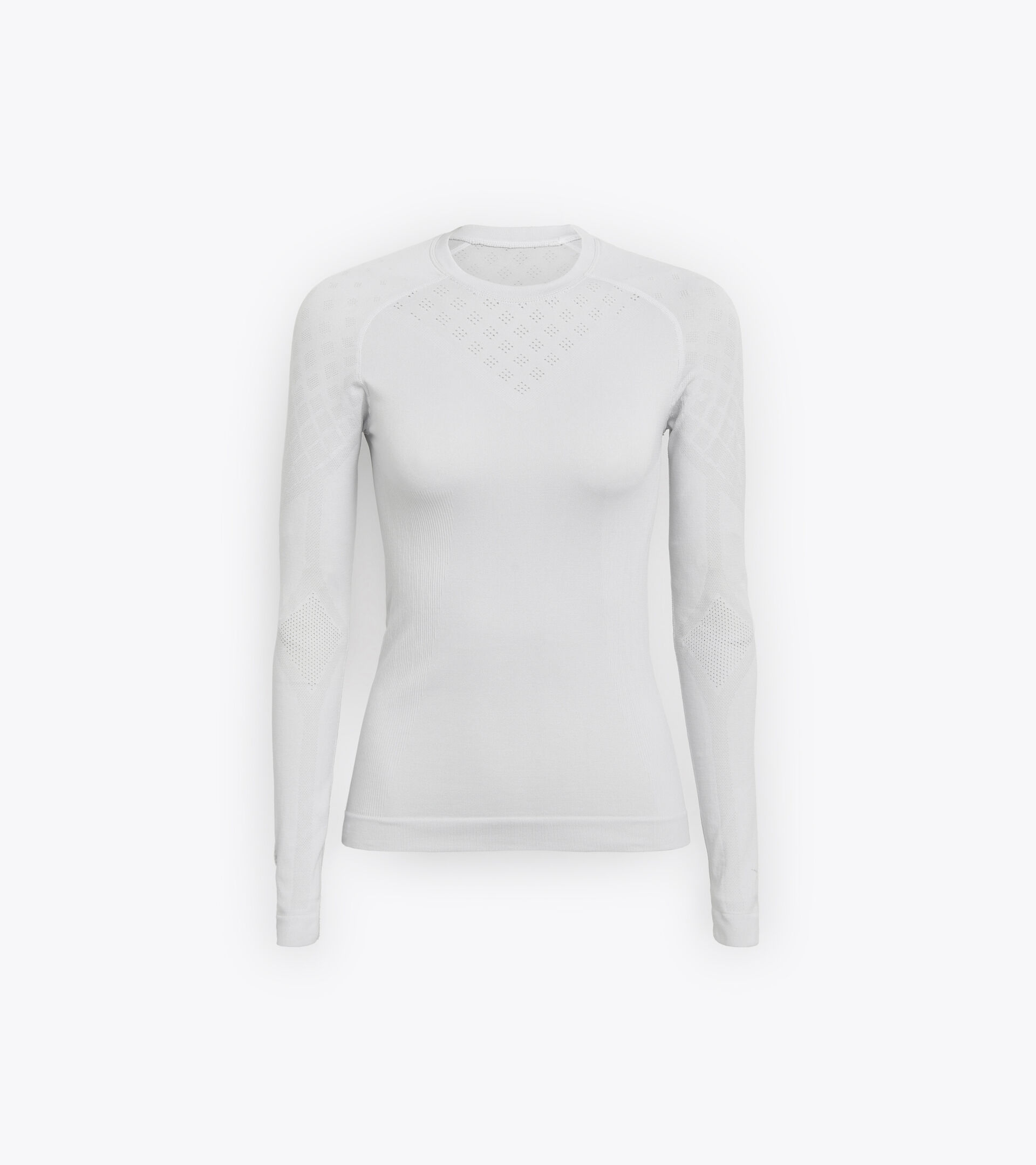 Long-sleeved training t-shirt - Women L. LS T-SHIRT ACT OPTICAL WHITE - Diadora
