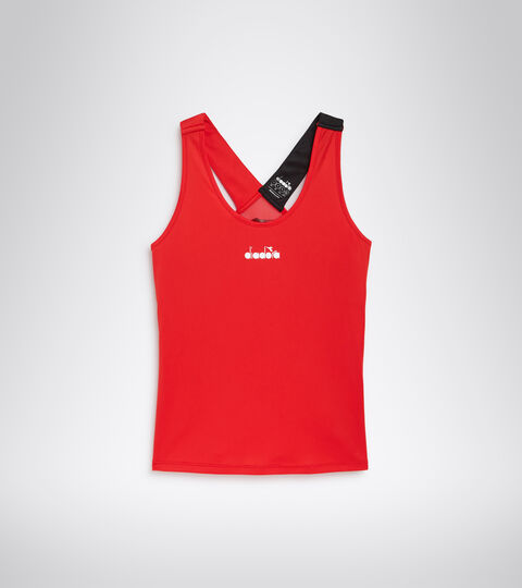 L. TANK, ROJO INTENSO Camiseta sin mangas de tenis - Mujer L. TANK ROJO INTENSO - Diadora