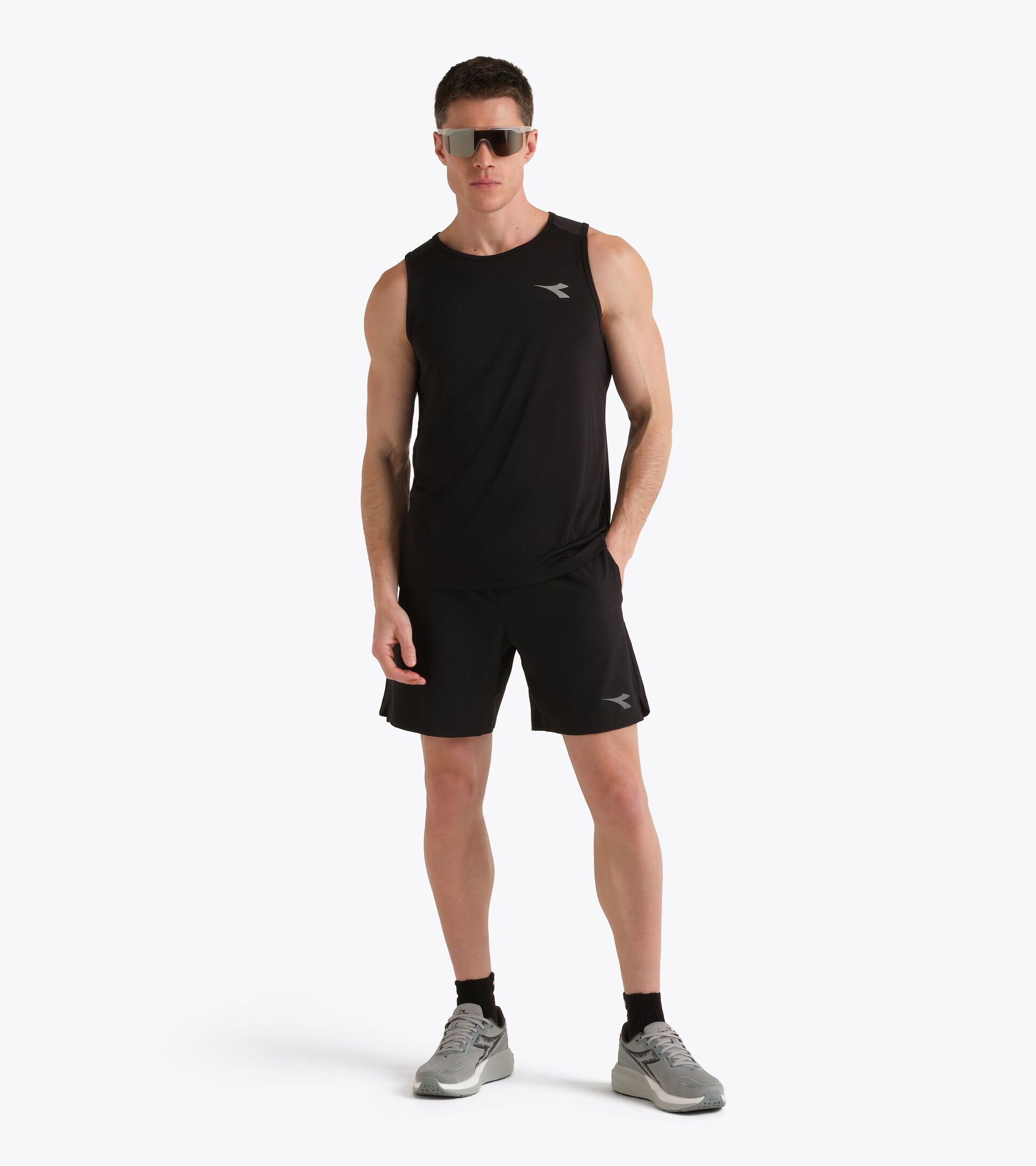 Pantaloncini da running 7&rsquo;&rsquo; - Uomo
 SHORTS 7 NERO - Diadora