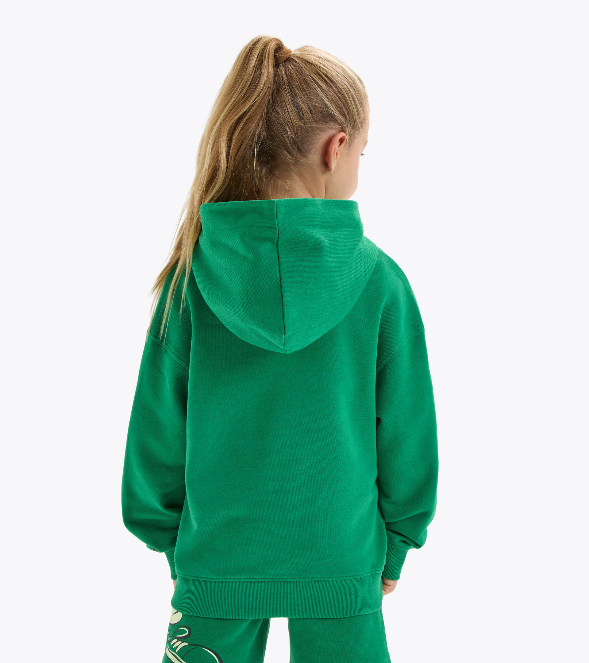 Hooded sweatshirt - Kids JU.HOODIE WB JOLLY GREEN - Diadora