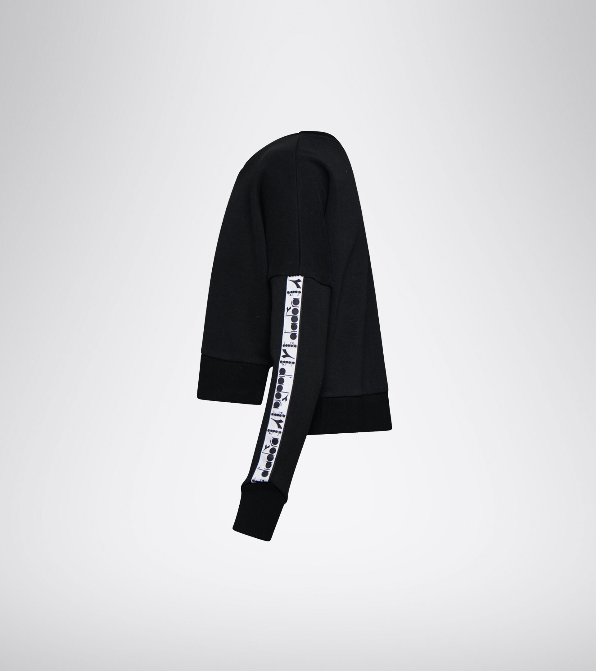 Training sweatshirt - Women L. LIGHTWEIGHT SWEAT BE ONE BLACK - Diadora