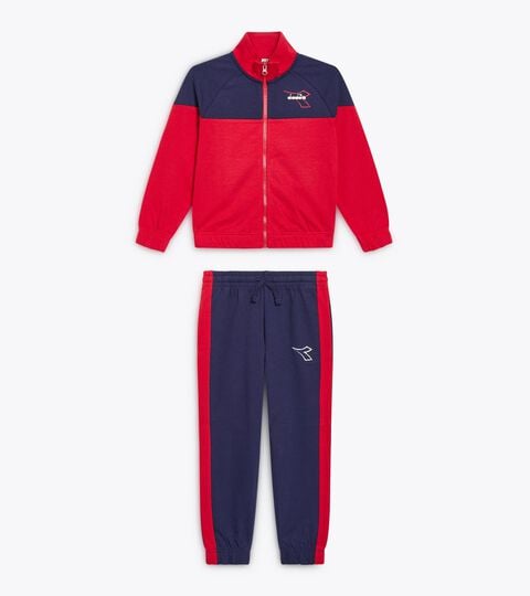 Survêtement de sport - Pour tous les genres JU. TRACKSUIT FZ ESS. SPORTS  (HJ) ROUGE SALSA - Diadora