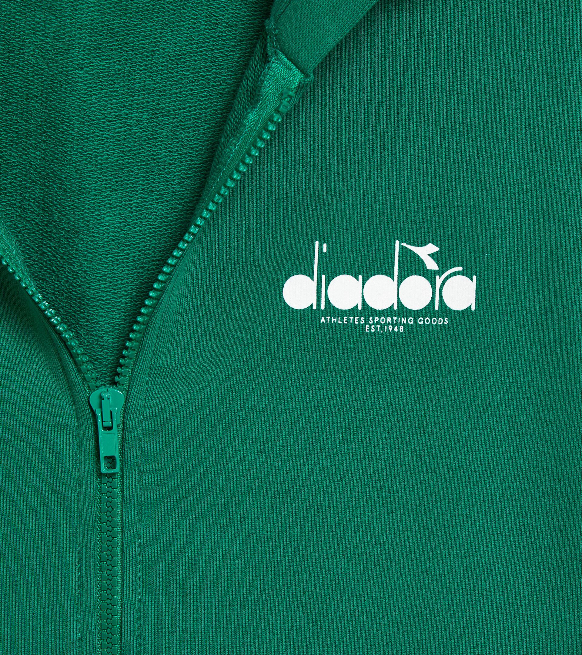 Zipped hoodie - All-Gender HOODIE FZ LOGO AVENTURINE - Diadora