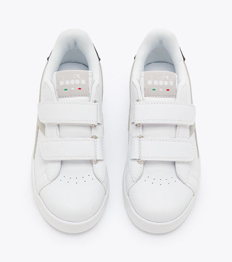 GAME P ACE PS, WHITE/DAWN BLUE Sports shoes - Kids 4-8 years GAME P ACE PS WHITE/DAWN BLUE - Diadora