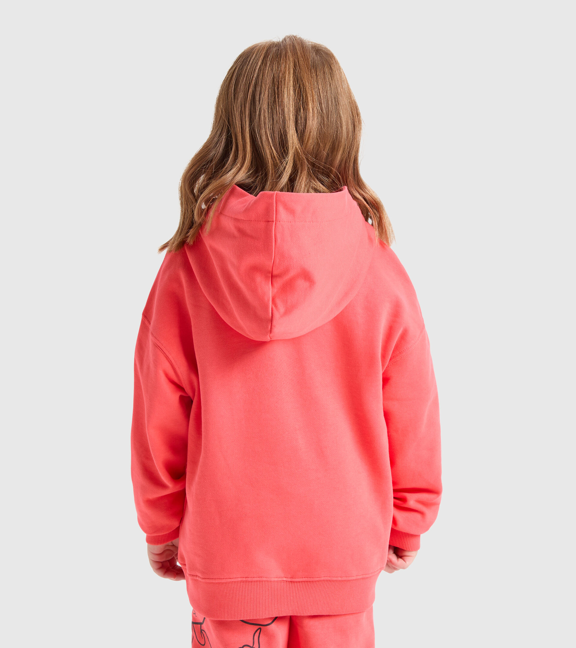 Hoodie - Kinder JU.HOODIE WB WARM KORALLE - Diadora