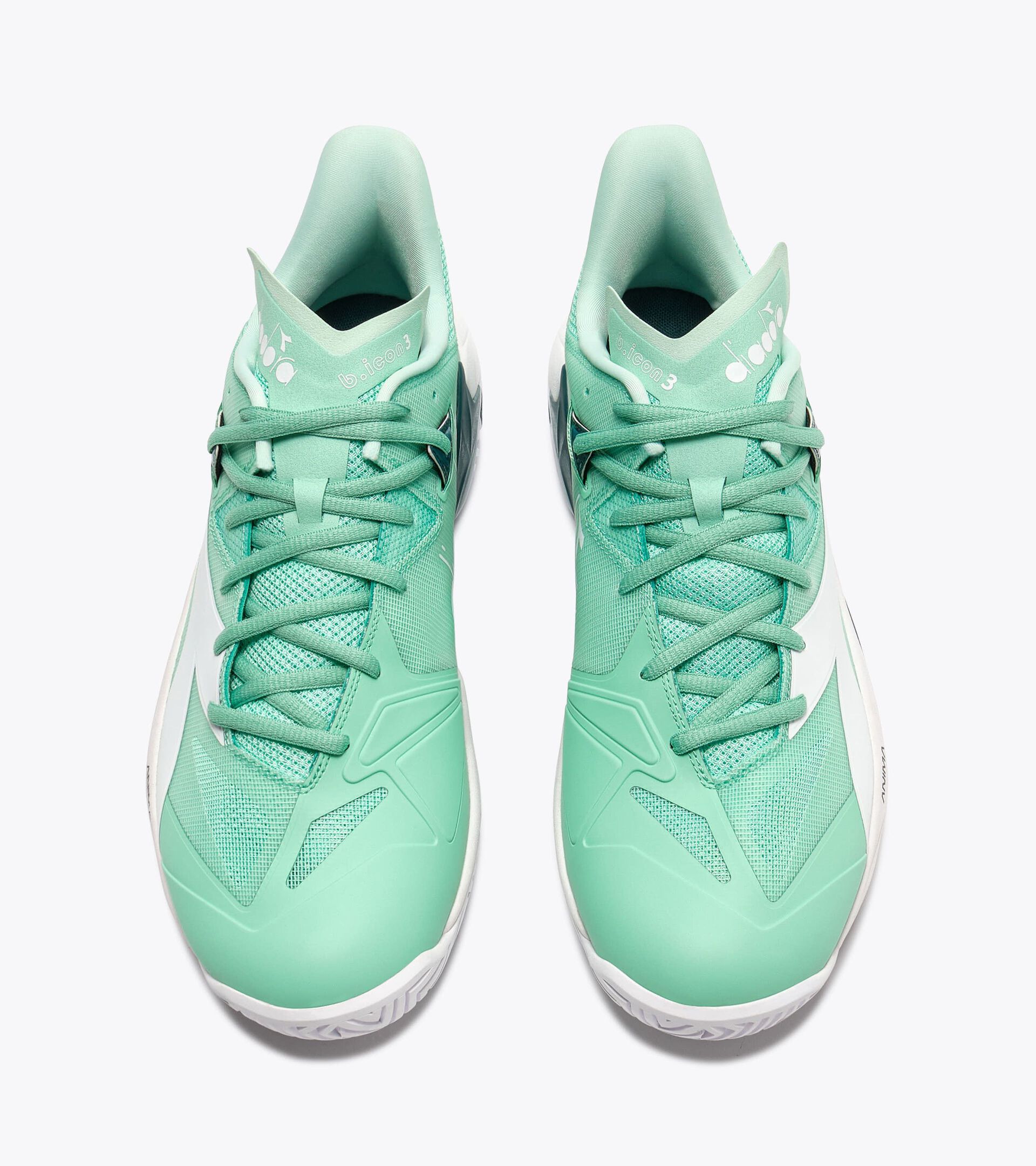 Chaussures de tennis pour terrains durs ou en terre battue - Stabilit&eacute; et contr&ocirc;le - Homme B.ICON 3 AG CHOU/BLANC - Diadora