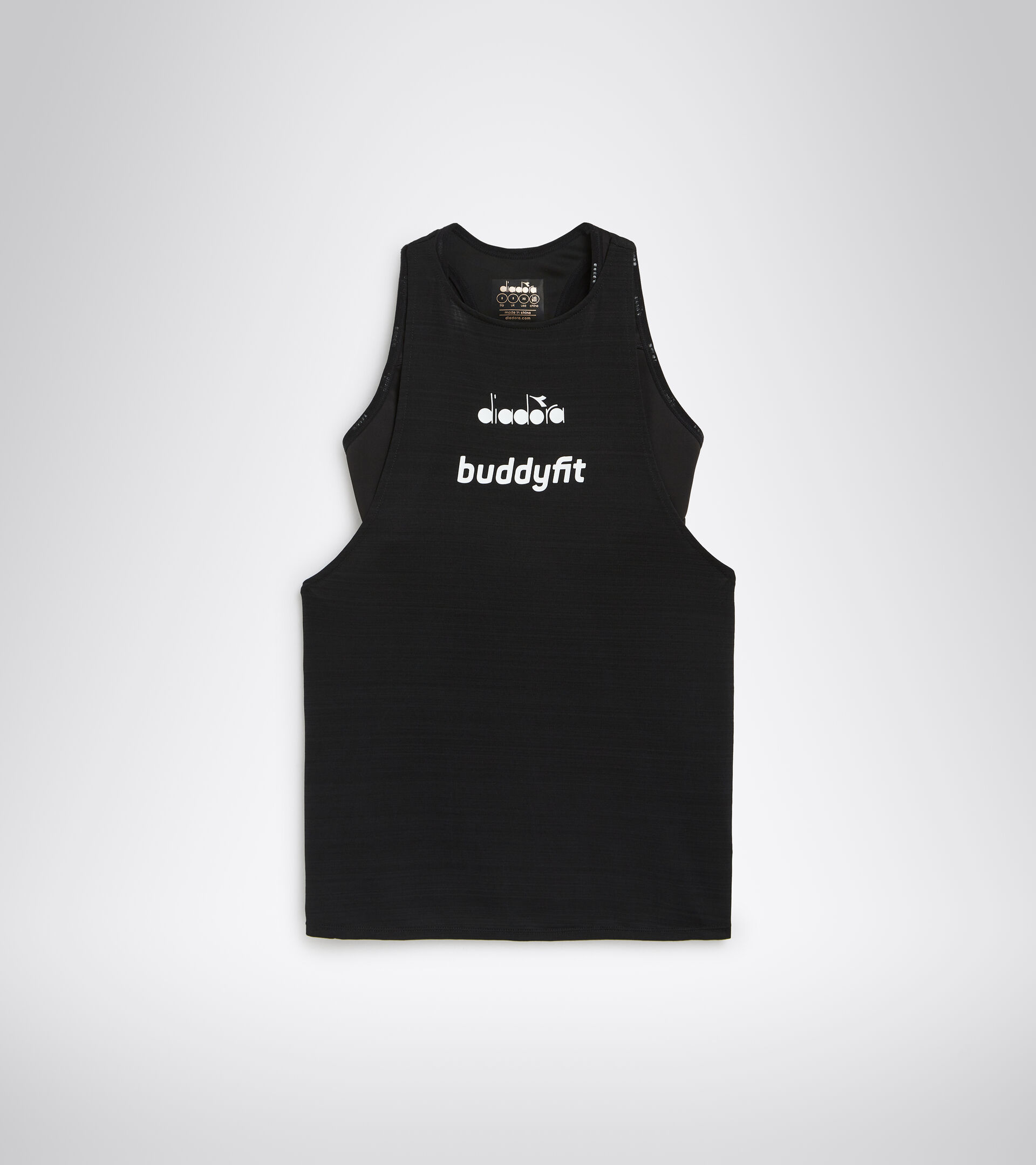 Training top and vest set - Women’s L. DOUBLE TANK BUDDYFIT BLACK - Diadora
