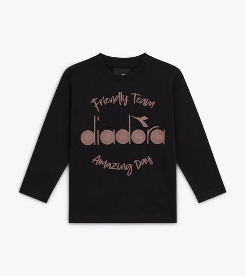 Camiseta de manga corta - Niños/Adolescentes JB. T-SHIRT LS FRIENDLY TEAM TD NEGRO - Diadora