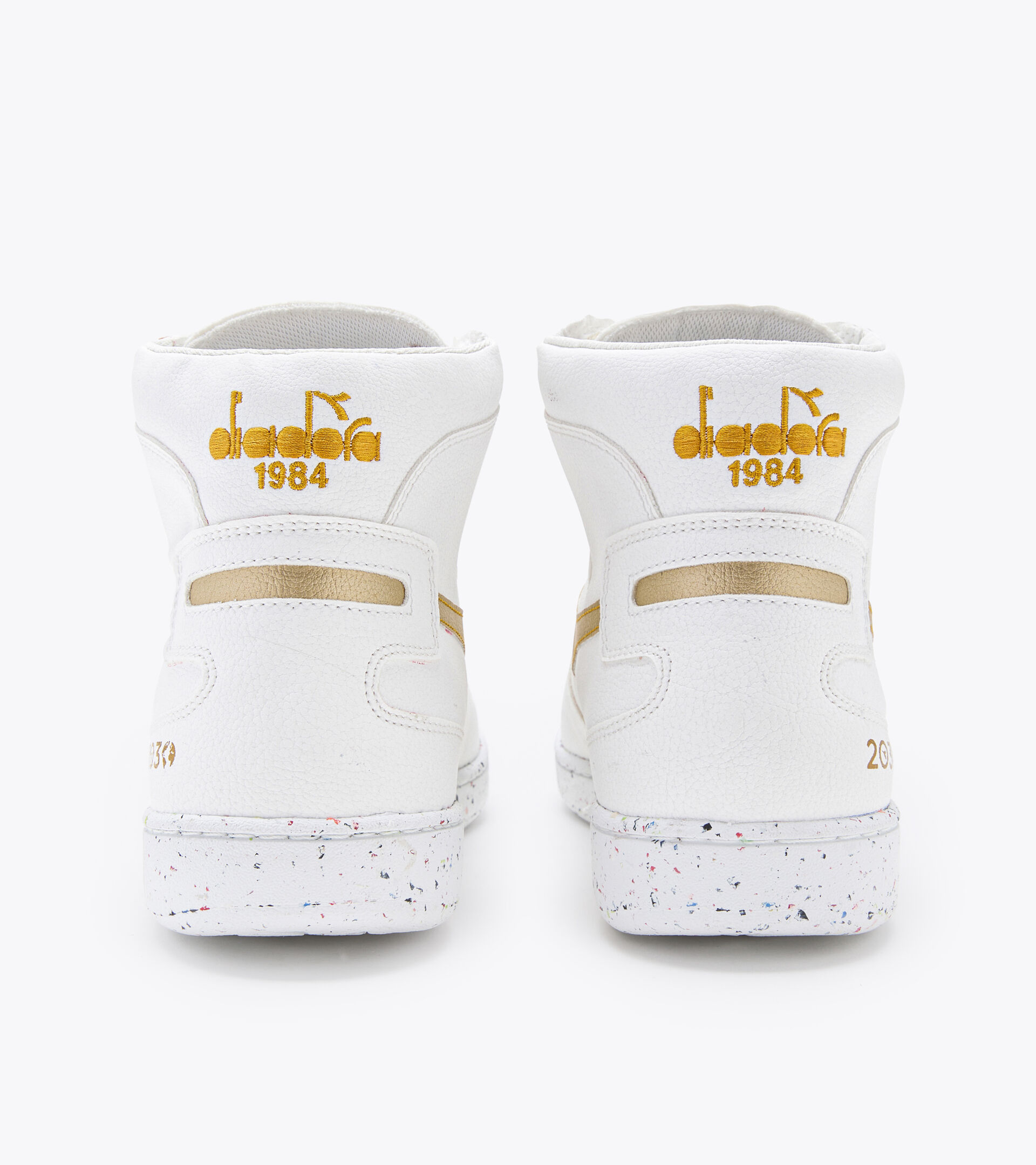 Heritage shoes - Unisex MI BASKET 2030 WHITE/RICH GOLD (C5363) - Diadora
