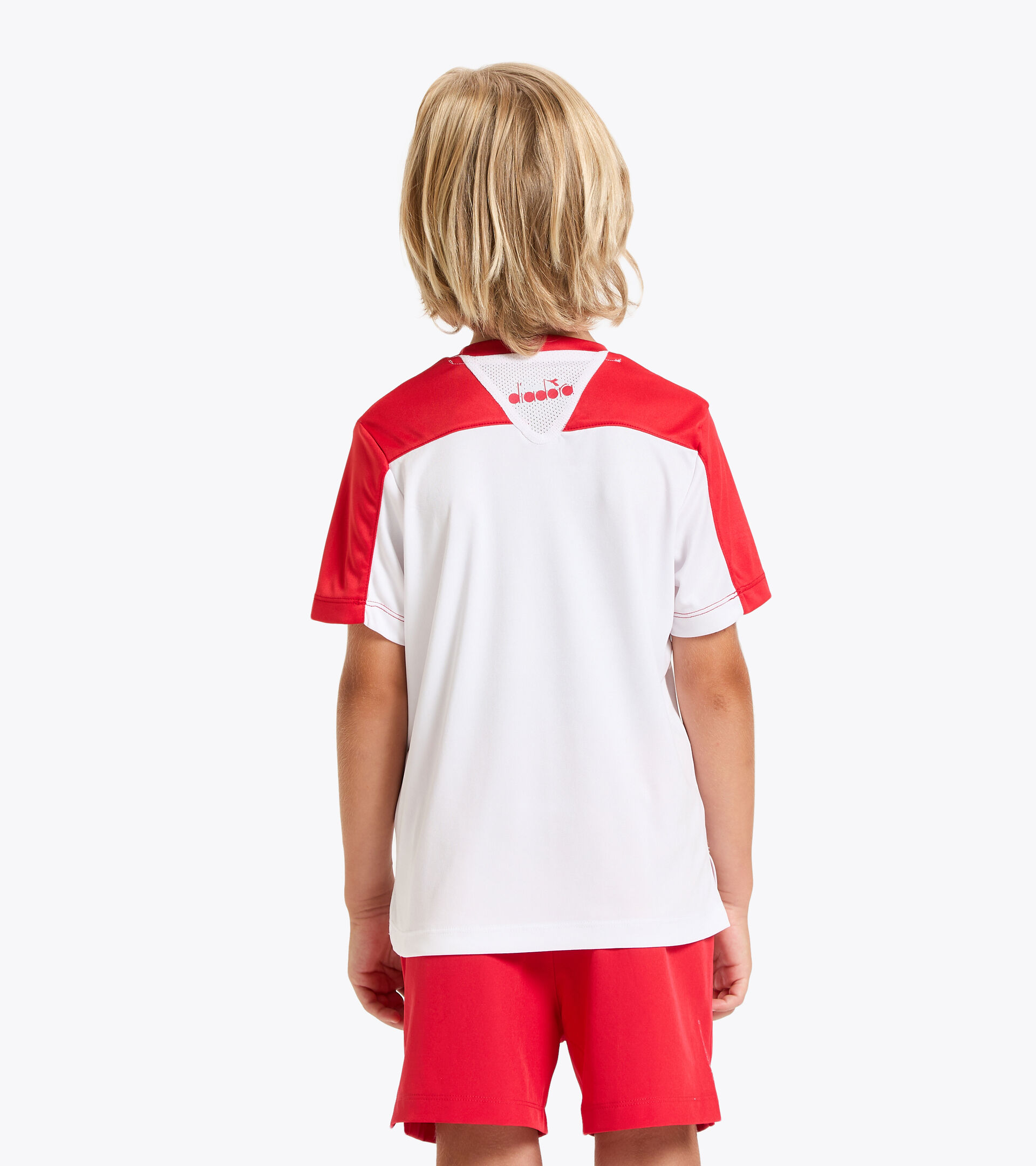 Tennis T-shirt - Junior J. T-SHIRT TEAM TOMATO RED - Diadora