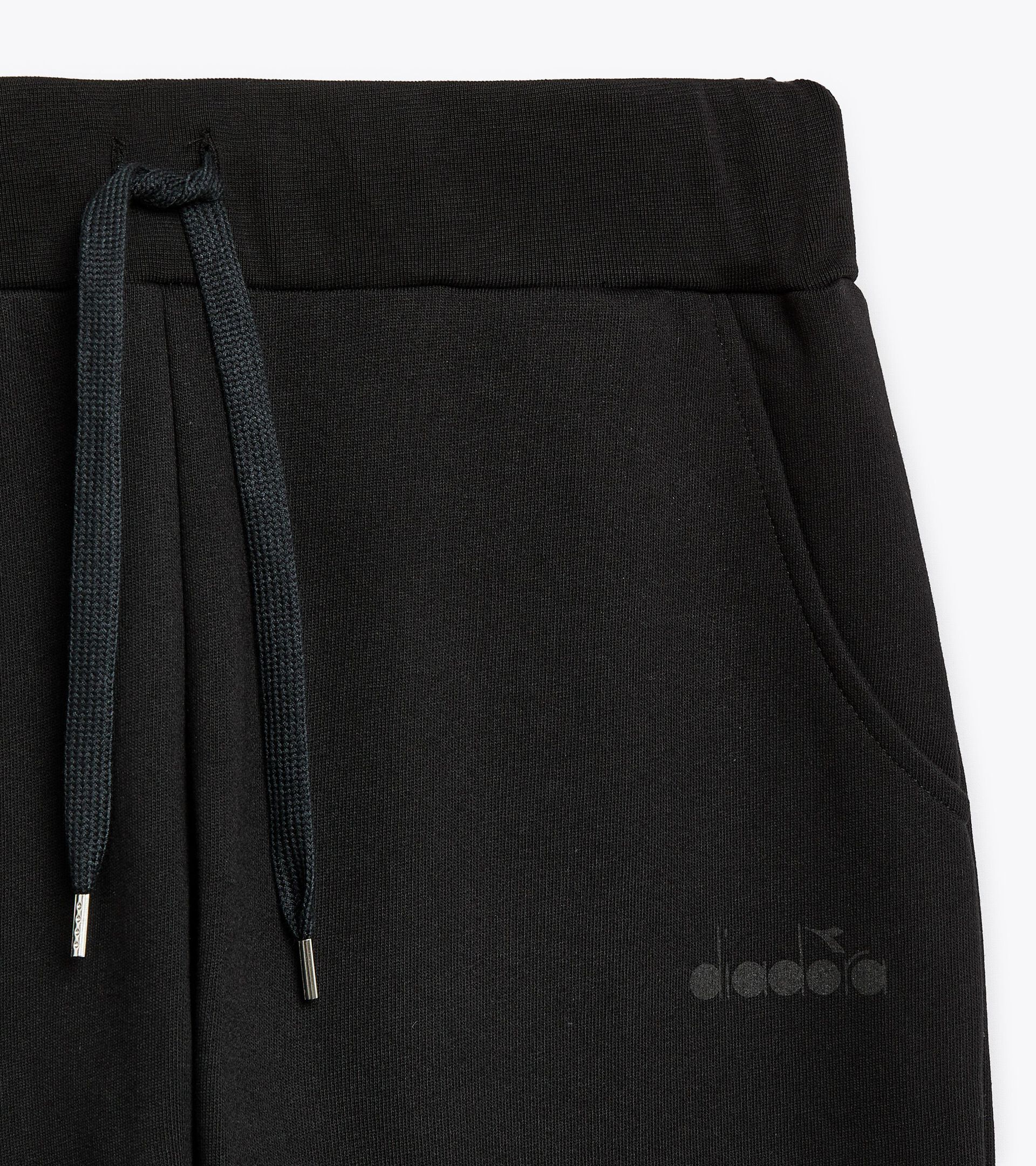 Sporty sweatpants - Made in Italy - Gender Neutral PANTS LOGO BLACK - Diadora