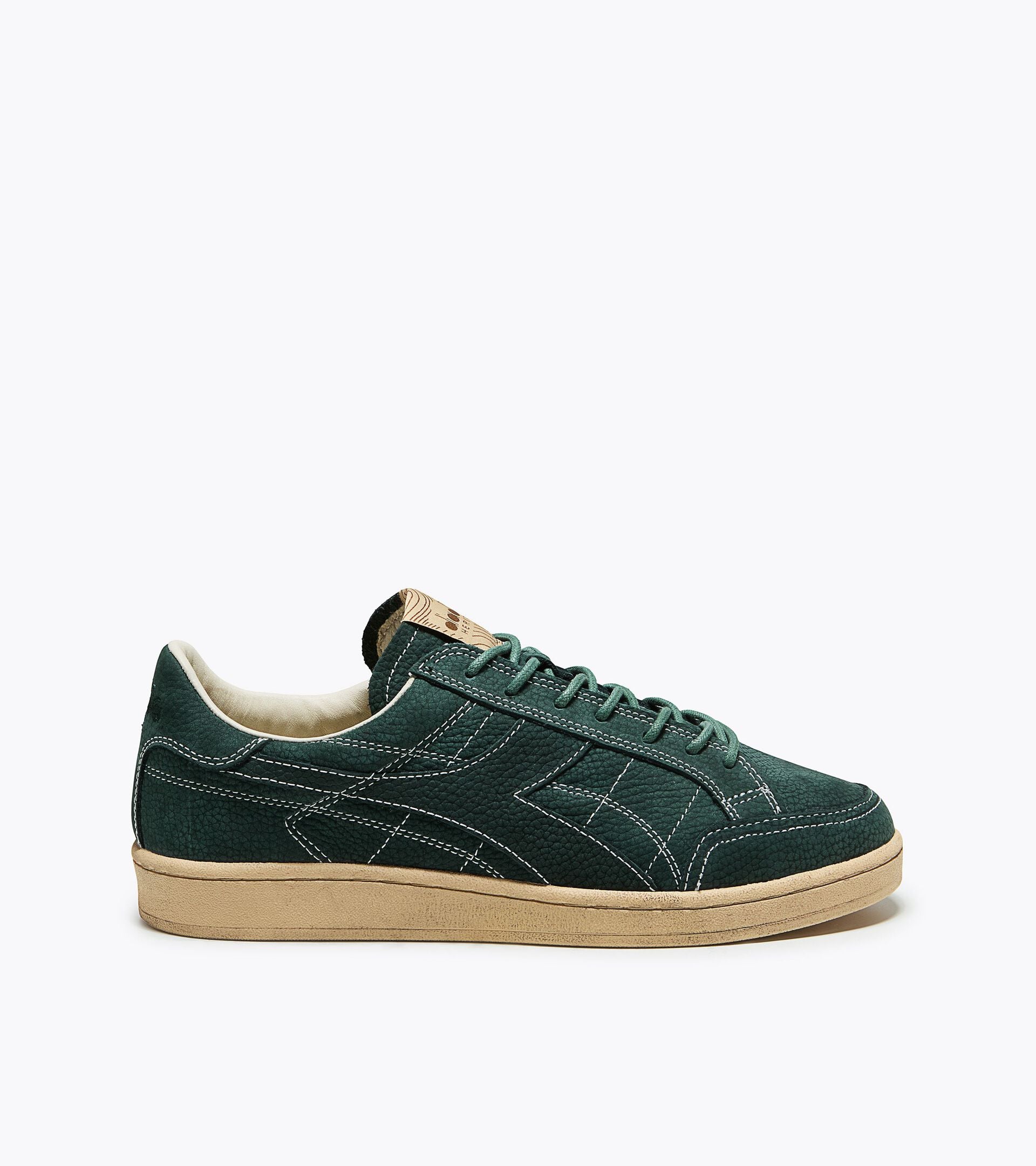 Heritage Leather Sneakers - All-gender PRESTIGE SEAT GREEN  PINENEEDLE - Diadora