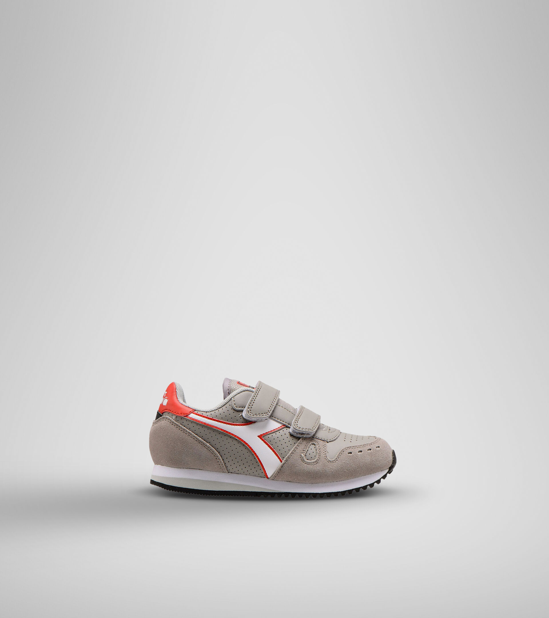 Sports shoes - Kids 4-8 years SIMPLE RUN UP PS ASH/WHITE - Diadora