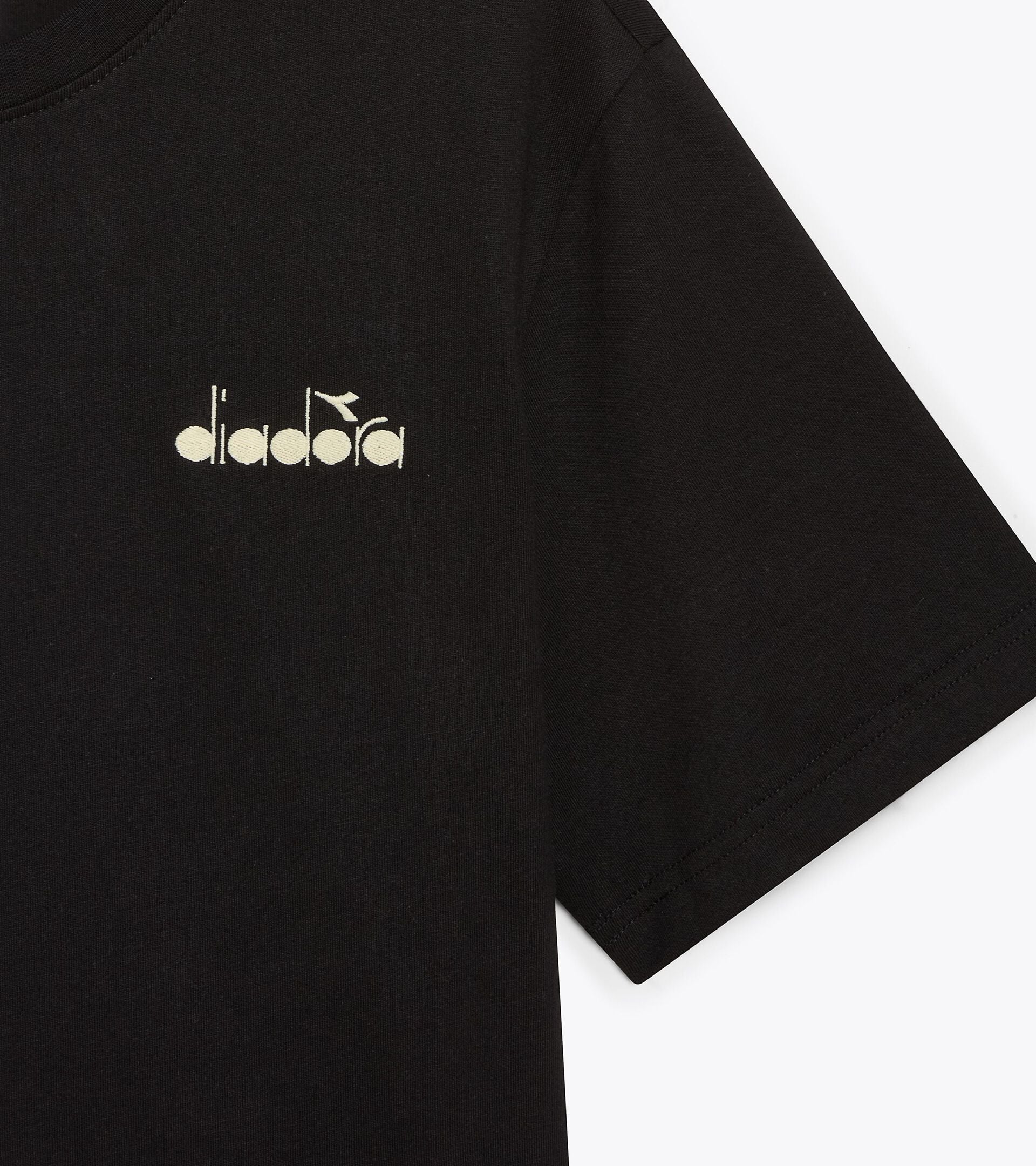 T-Shirt mit kurzen &Auml;rmeln - Regular Fit - Herren LOGO SPECTRA SS T-SHIRT SCHWARZ - Diadora