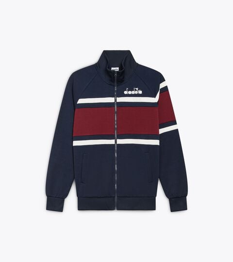JACKET 80S, BLEU DENIM/BLANC Veste de sport d’inspiration années 80 - Pour tous les genres JACKET 80S BLEU DENIM/BLANC - Diadora