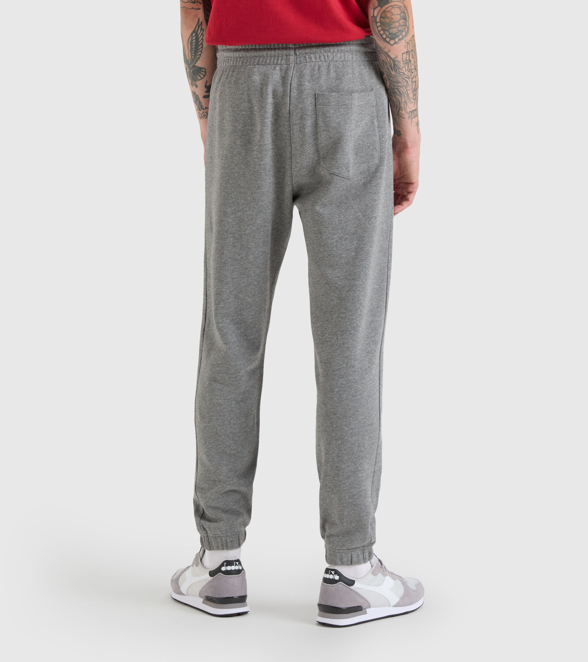 Pantalón deportivo de algodón - Hombre PANTS CUFF DRIFT GRIS OSCURO MELANGE - Diadora