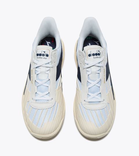 Scarpa da tennis - Made In Italy - Per ogni genere B. ELITE STAR BIANCO/BLU CORSARO - Diadora