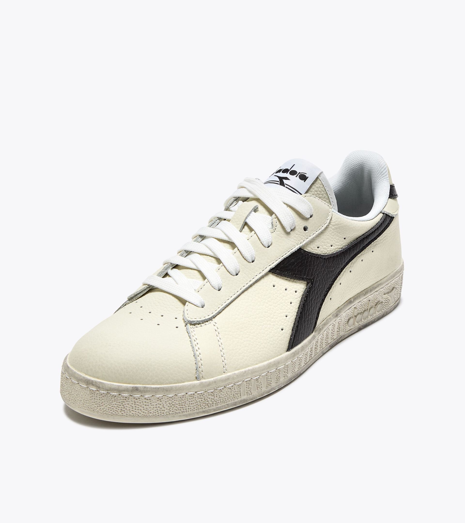 Chaussures de sportswear - Genre neutre GAME L LOW WAXED BLANC/NOIR (C0351). - Diadora