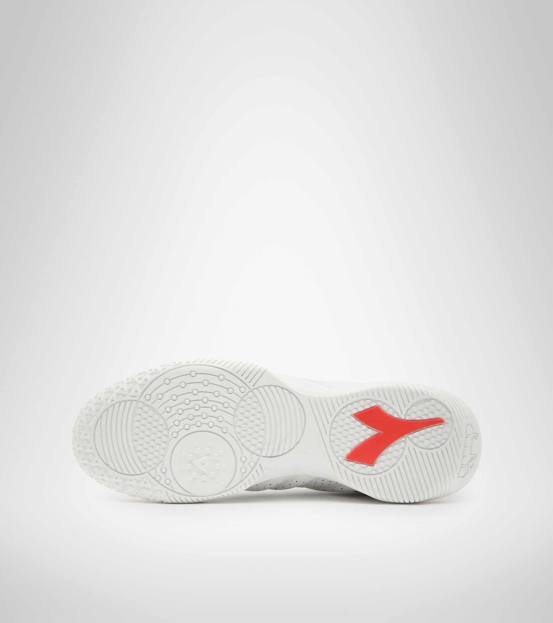 Futsal boot - Specific outsole for indoor grounds BRASIL SALA ID WHITE/FLUO RED - Diadora