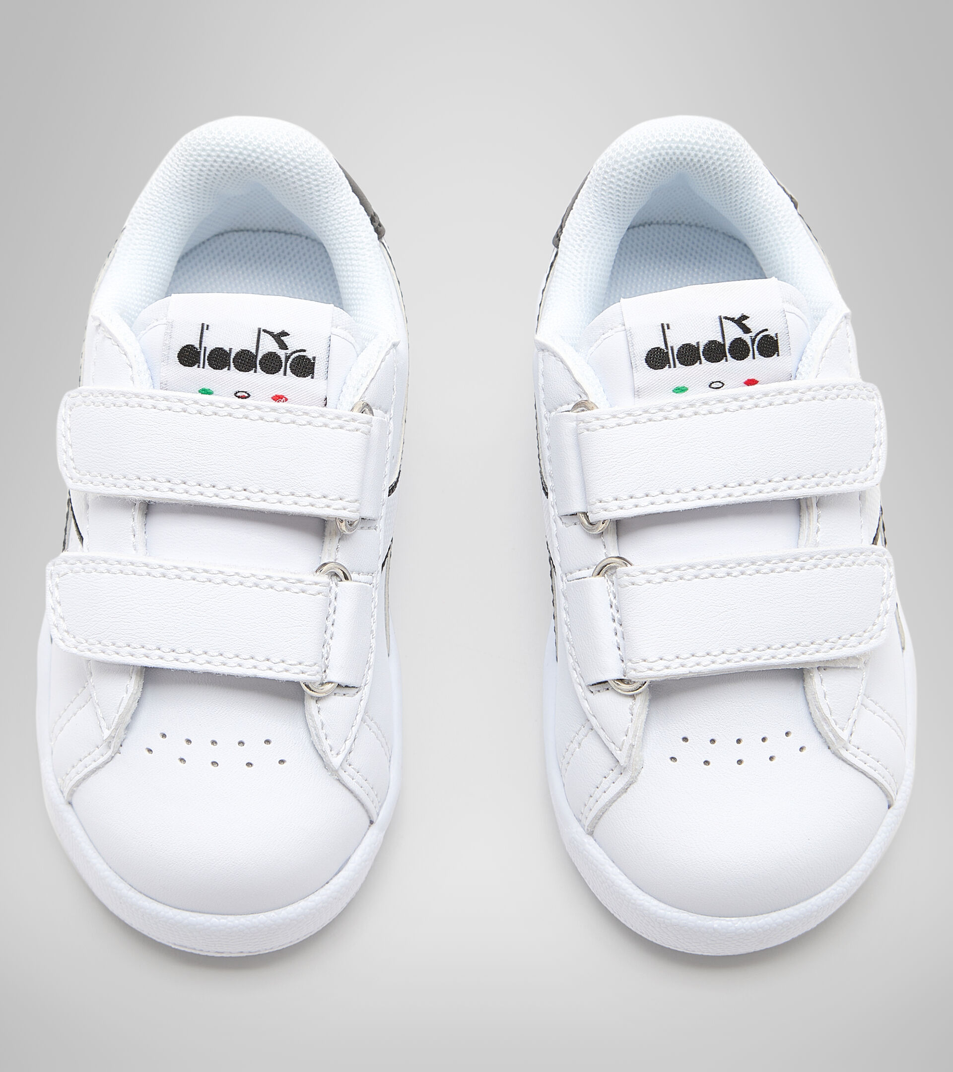 Sports shoes - Toddlers 1-4 years GAME P TD WHITE/WHITE/BLACK - Diadora