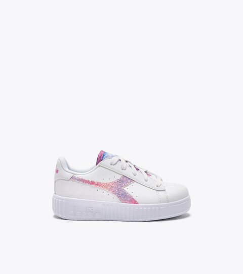 Sports shoes - Kids 4-8 years GAME STEP GLOW PS WHITE/CYCLAMEN - Diadora