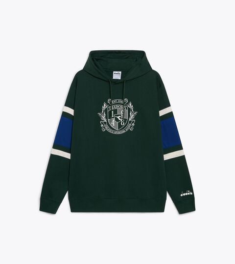 Sudadera con capucha - Regular - Hombre HOODIE LOGO EXC. I (FT) VERDE BOSQUECILLO DE PINO - Diadora
