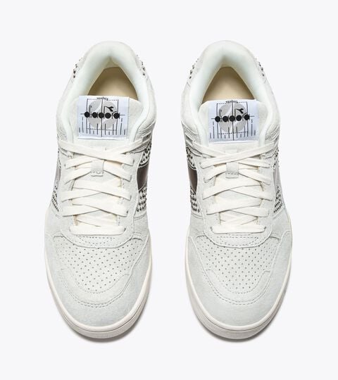 B.560 STUDS USED WN, WHITE Leather Heritage sneakers - Women’s B.560 STUDS USED WN WHITE - Diadora