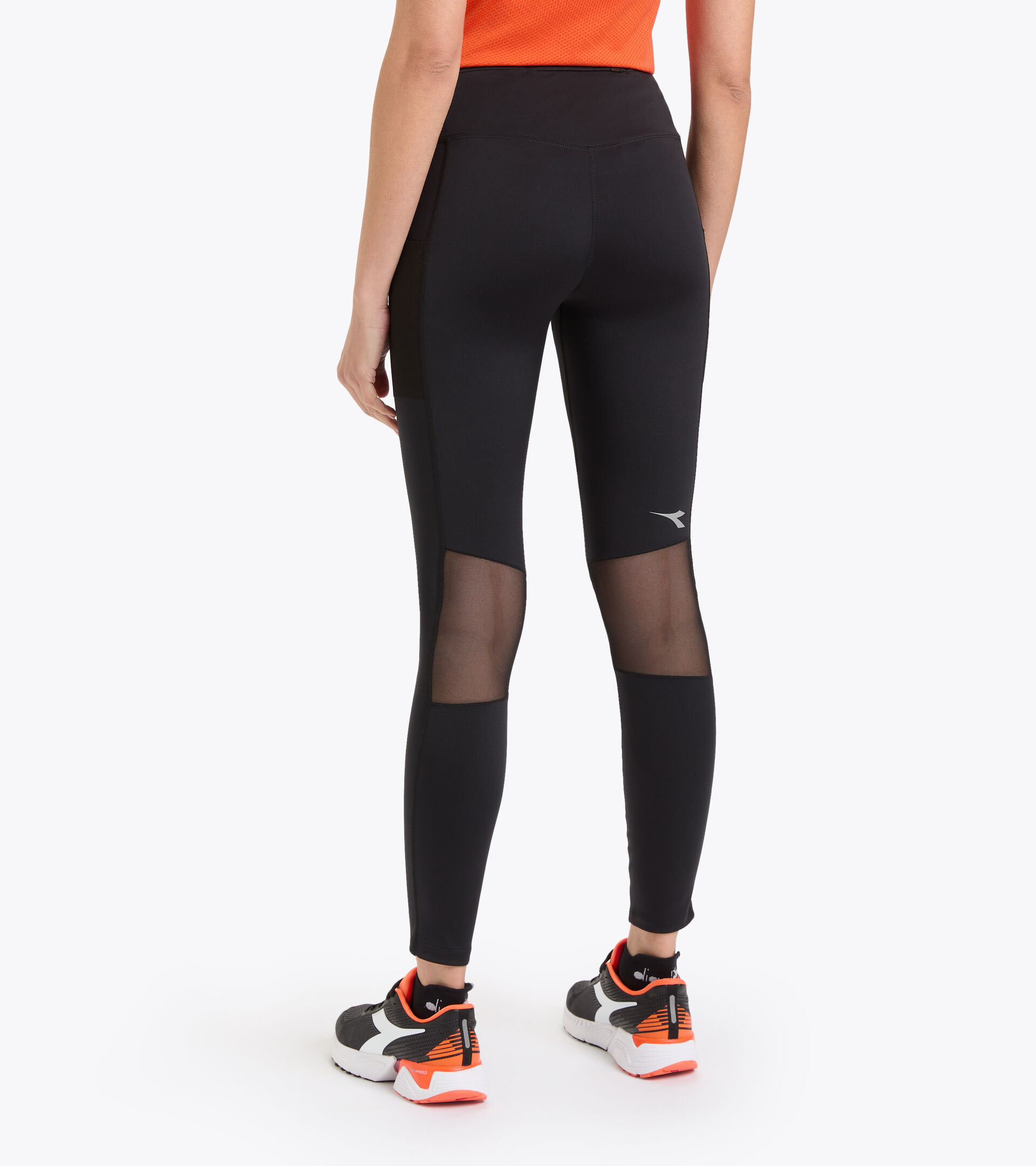 Sports leggings - Women L. HW RUNNING TIGHTS BLACK - Diadora