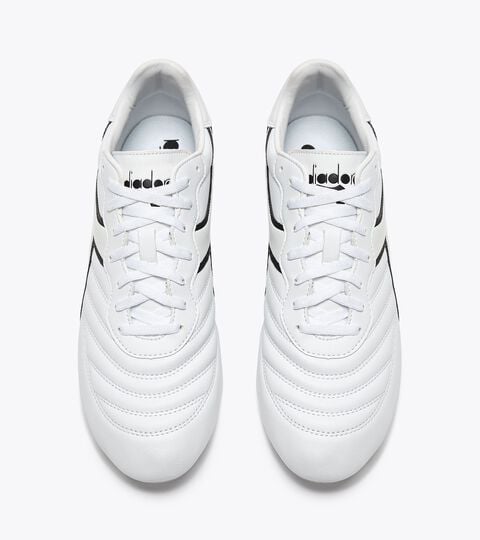 BRASIL R MPH, WHITE/BLACK Calcio boots for soft and wet ground - All-Gender BRASIL R MPH WHITE/BLACK - Diadora