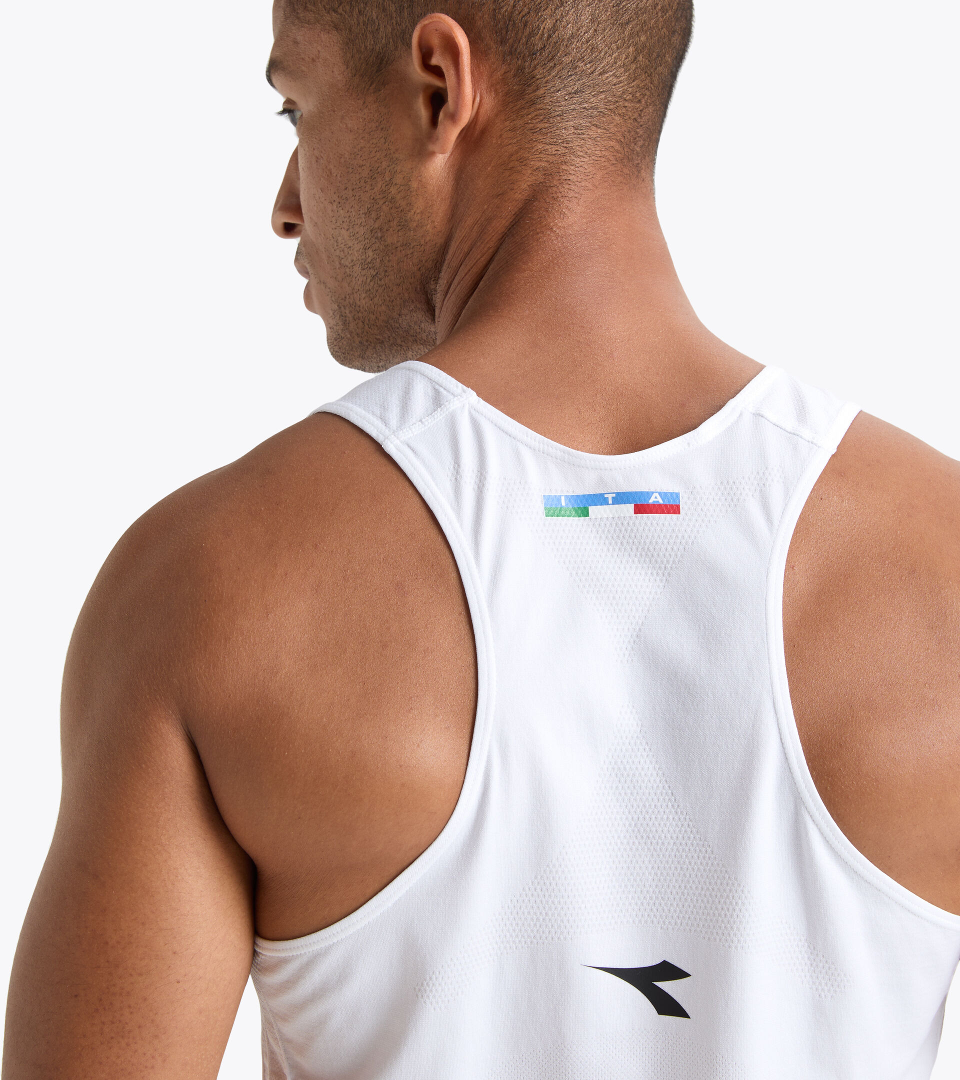 Competition tank Men - Italy National Volleyball Team CANOTTA GARA UOMO BV ITALIA OPTICAL WHITE - Diadora