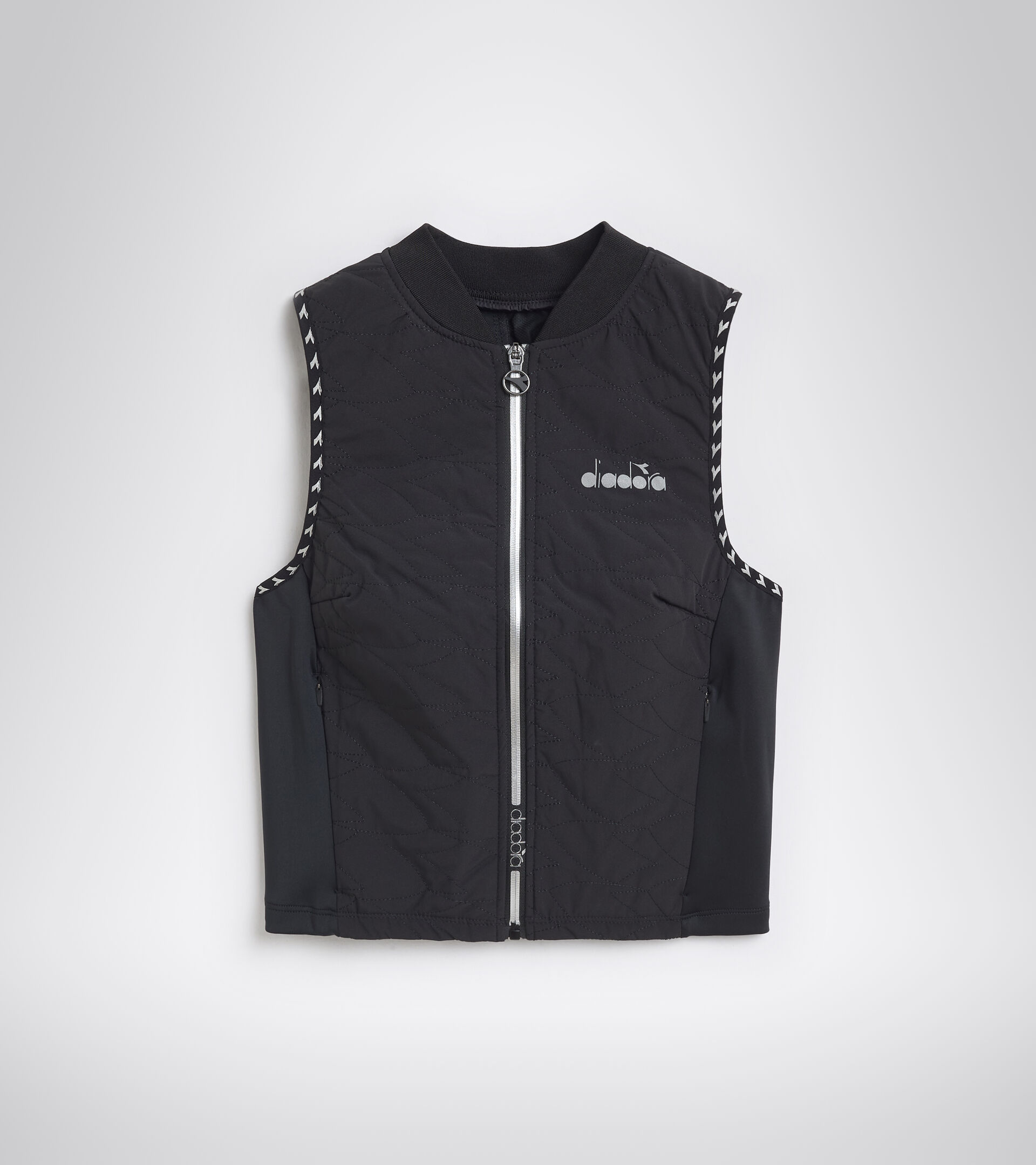Running windbreaker gilet - Women L. URBAN VEST BE ONE BLACK - Diadora