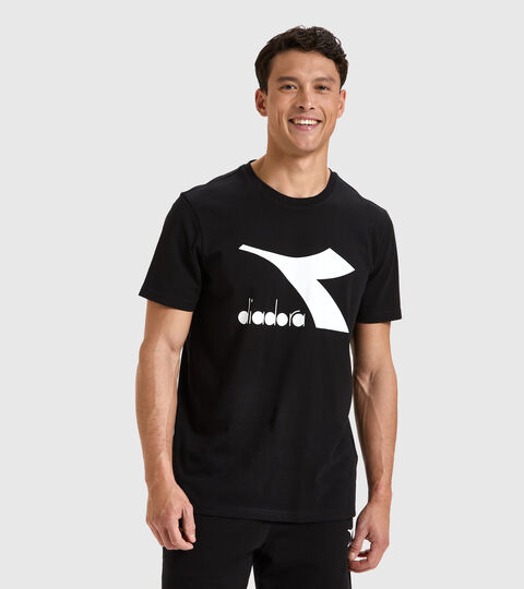 Camiseta de algodón - Hombre T-SHIRT SS CHROMIA NEGRO - Diadora